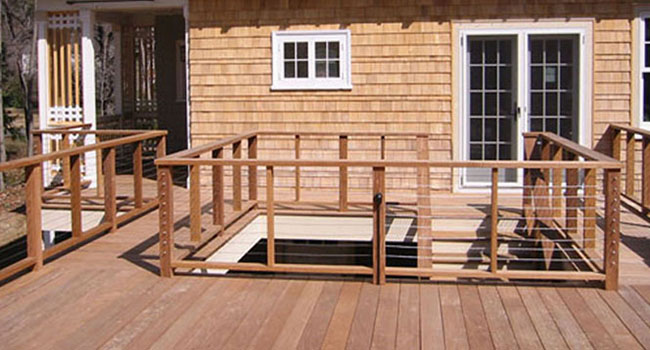 rooftop deck on garage